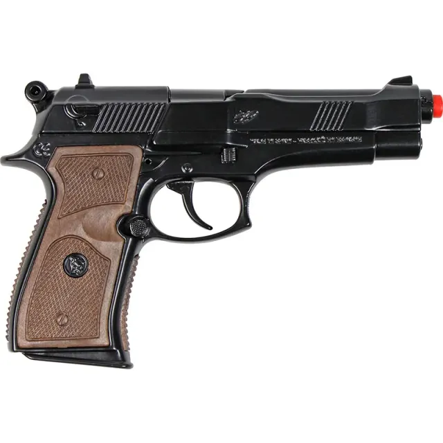 Gonher Police pistolet 8 coups métal enfant