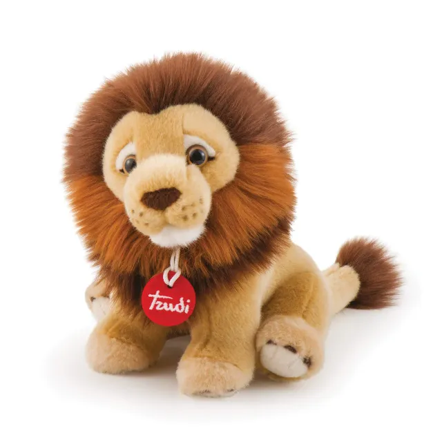 Trudi Lion Narciso peluche exotique 27 cm taille M