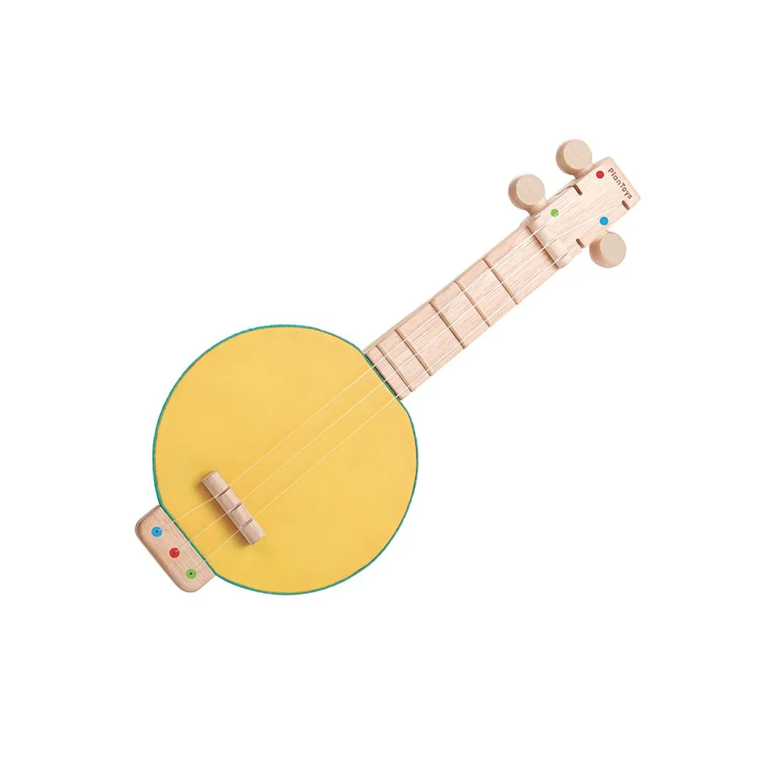 PlanToys Banjolele instrument musique bois 3 cordes