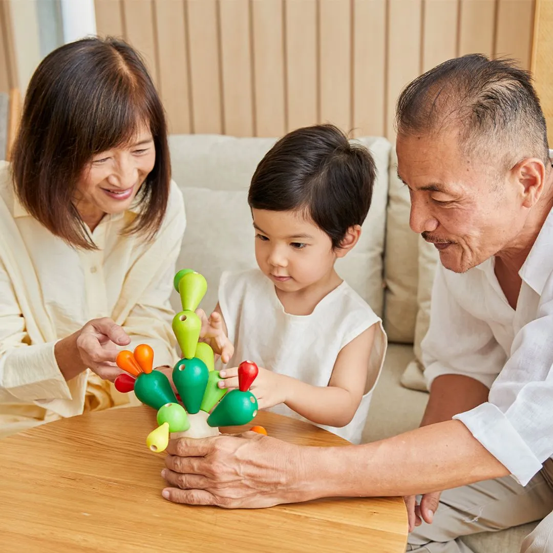 PlanToys Balancing Cactus jeu équilibre bois 3-99 ans