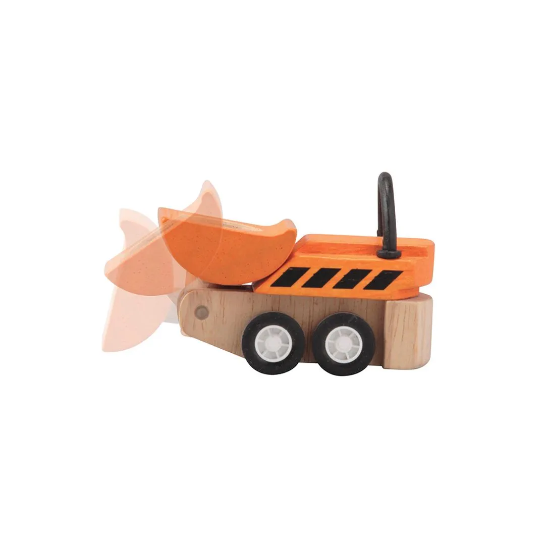 PlanToys Construction Vehicles véhicules chantier bois x3
