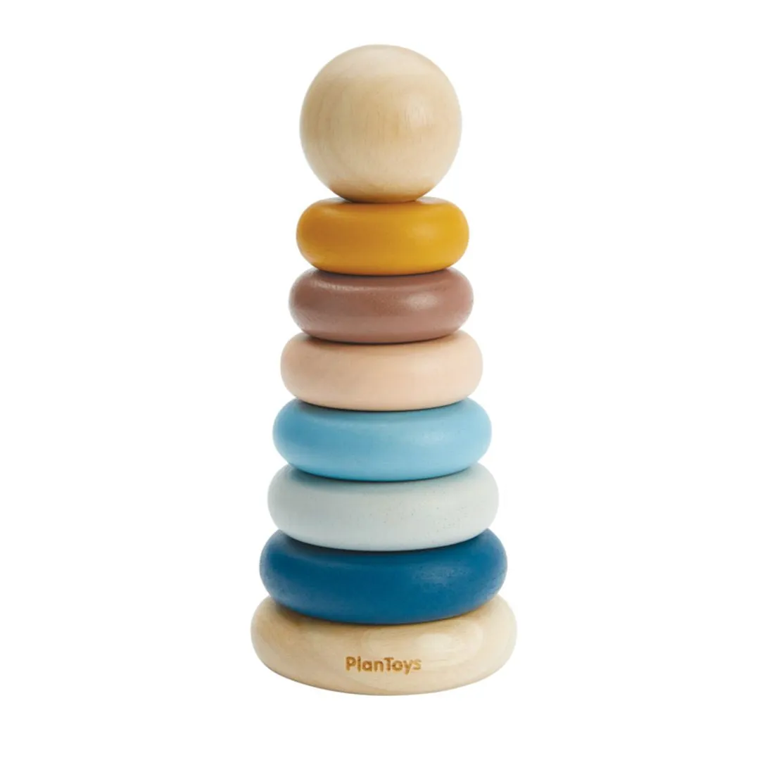 PlanToys Stacking Ring Orchard tour à empiler bois