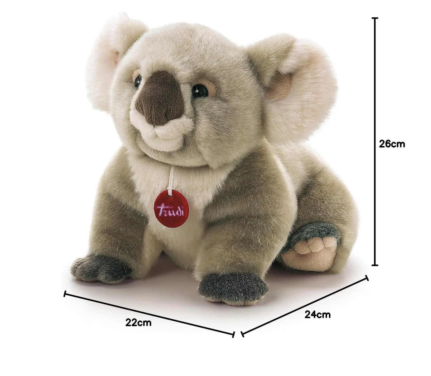 Trudi Jamin peluche koala douce S 24 cm
