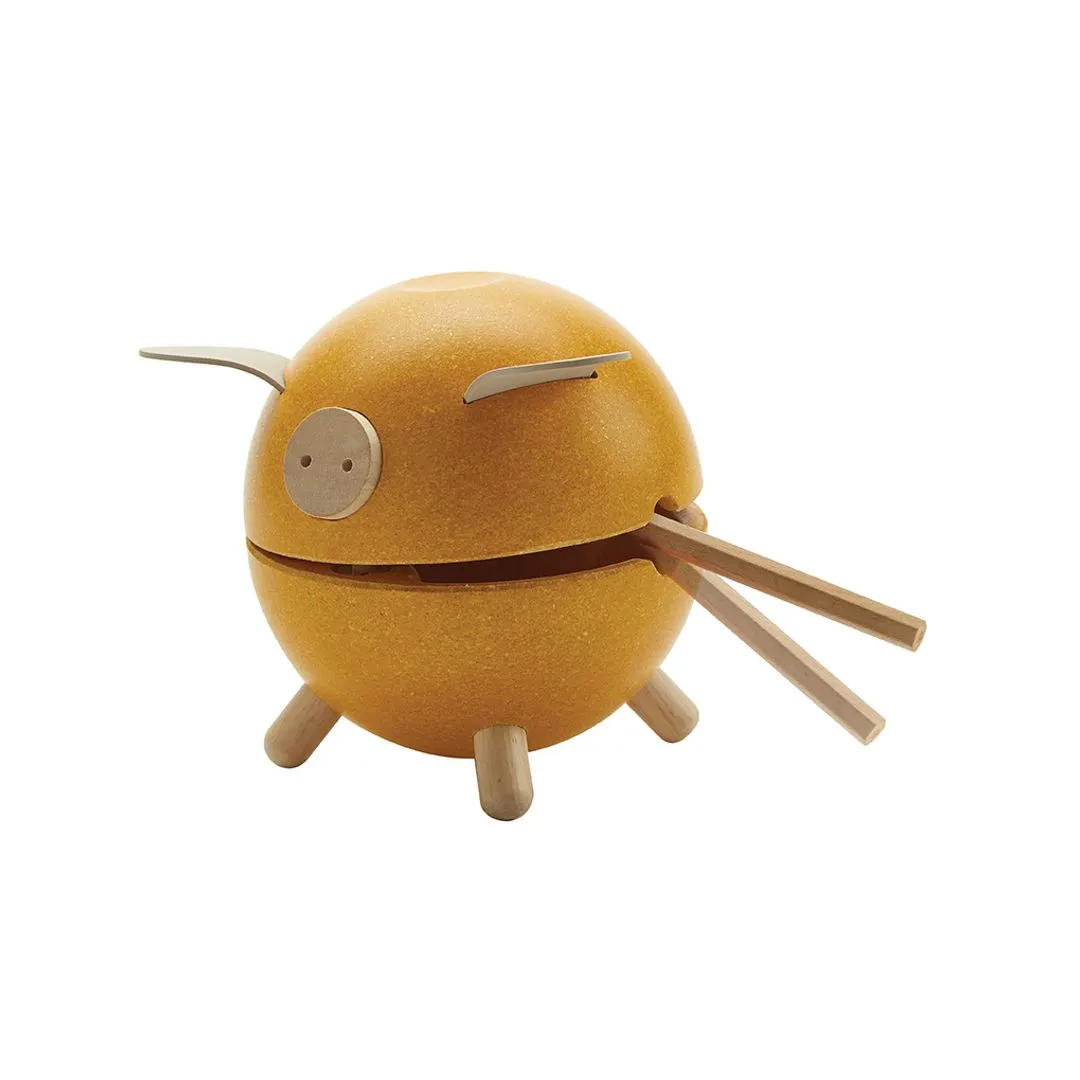 PlanToys Orchard Piggy Bank Yellow tirelire dès 3 ans