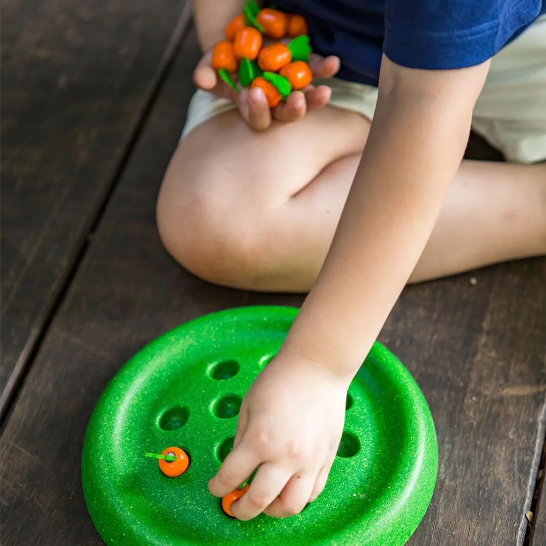 PlanToys Solitaire jardin carottes jeu bois dès 3 ans
