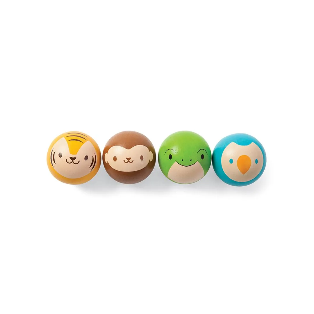 PlanToys Croquet jeu de croquet enfants animaux dès 3 ans