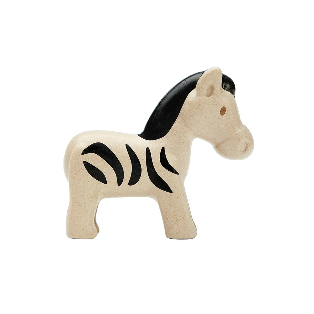 PlanToys Zebra figurine zèbre bois dès 12 mois