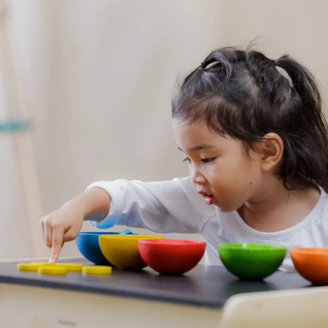 PlanToys Sort & Count Cups gobelets tri 18 mois