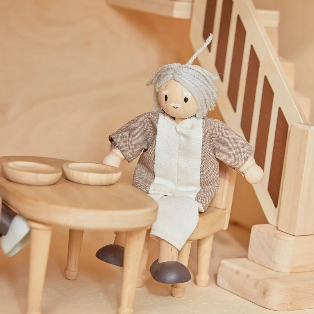 PlanToys Grand-Père Figurine Maison Poupées 1:12