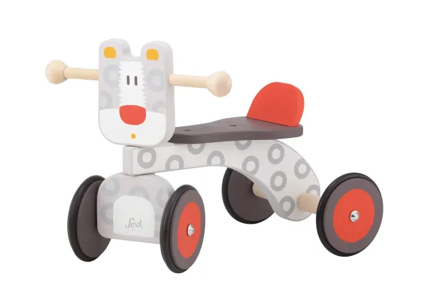 Trudi Sevi Jaguar Baby Buggy tricycle bois bébé