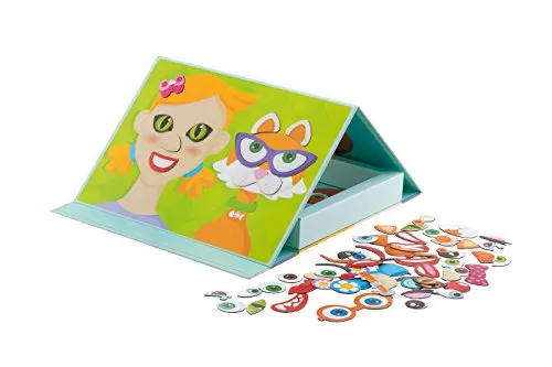 Sevi 82847 puzzle magnétique visage bois 91 pièces