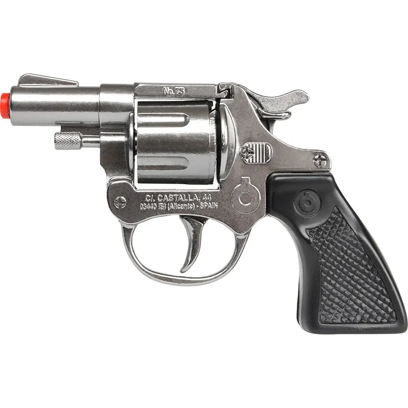 Gonher Police revolver jouet 8 coups noir