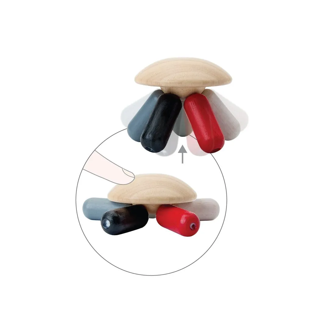 PlanToys Flexi Jellyfish méduse contraste bain 3 mois
