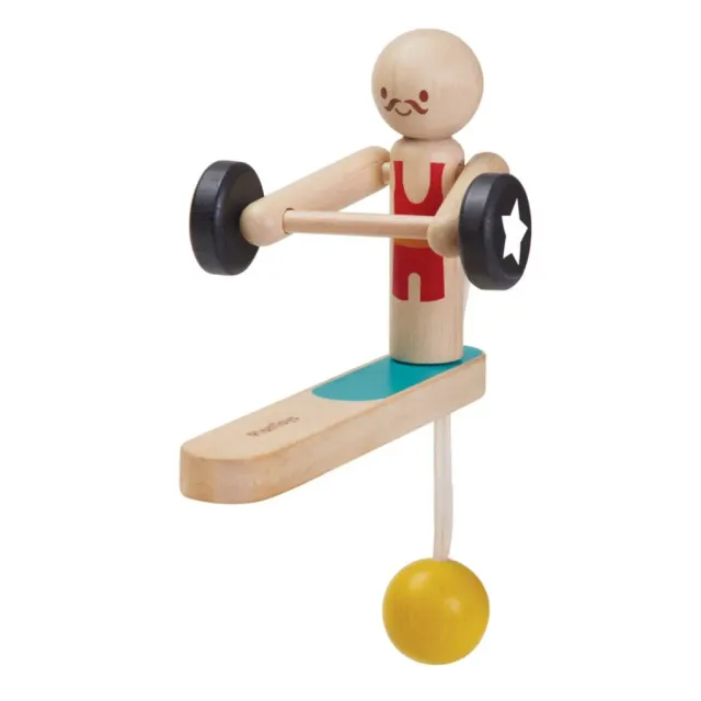 PlanToys Weightlifting Acrobat pendule acrobate bois