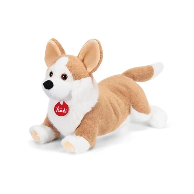Trudi Classiques 52272 peluche chien corgi Gilda M douce
