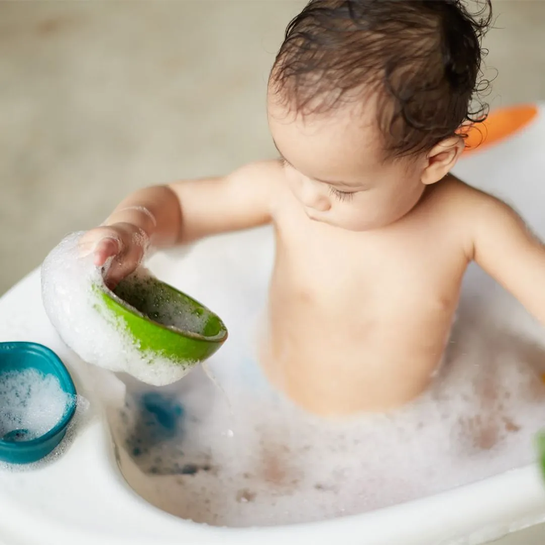 PlanToys Fountain Bowl Set jeu eau bain 3 bols