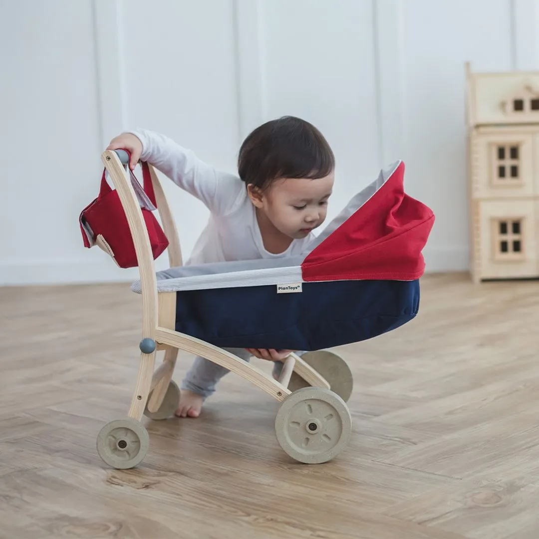 PlanToys Doll Stroller poussette poupée dès 2 ans