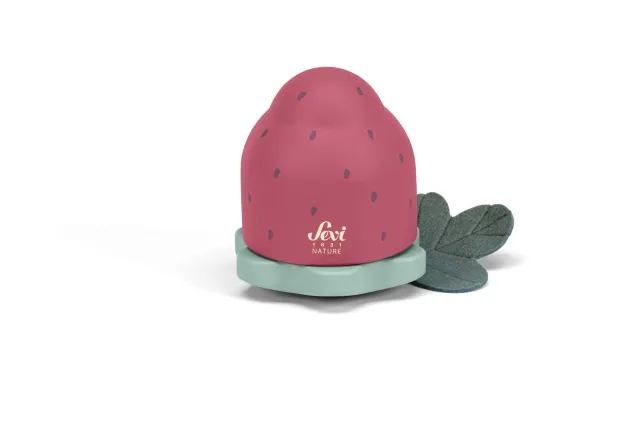 Trudi Sevi 83135 carillon bois fraise 9,5 cm musical