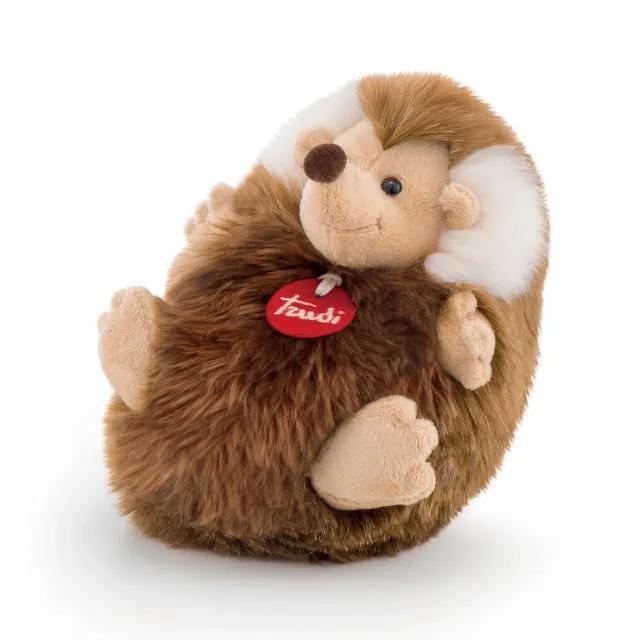 Trudi Fluffies TUD16000 peluche hérisson marron 18 cm poils longs