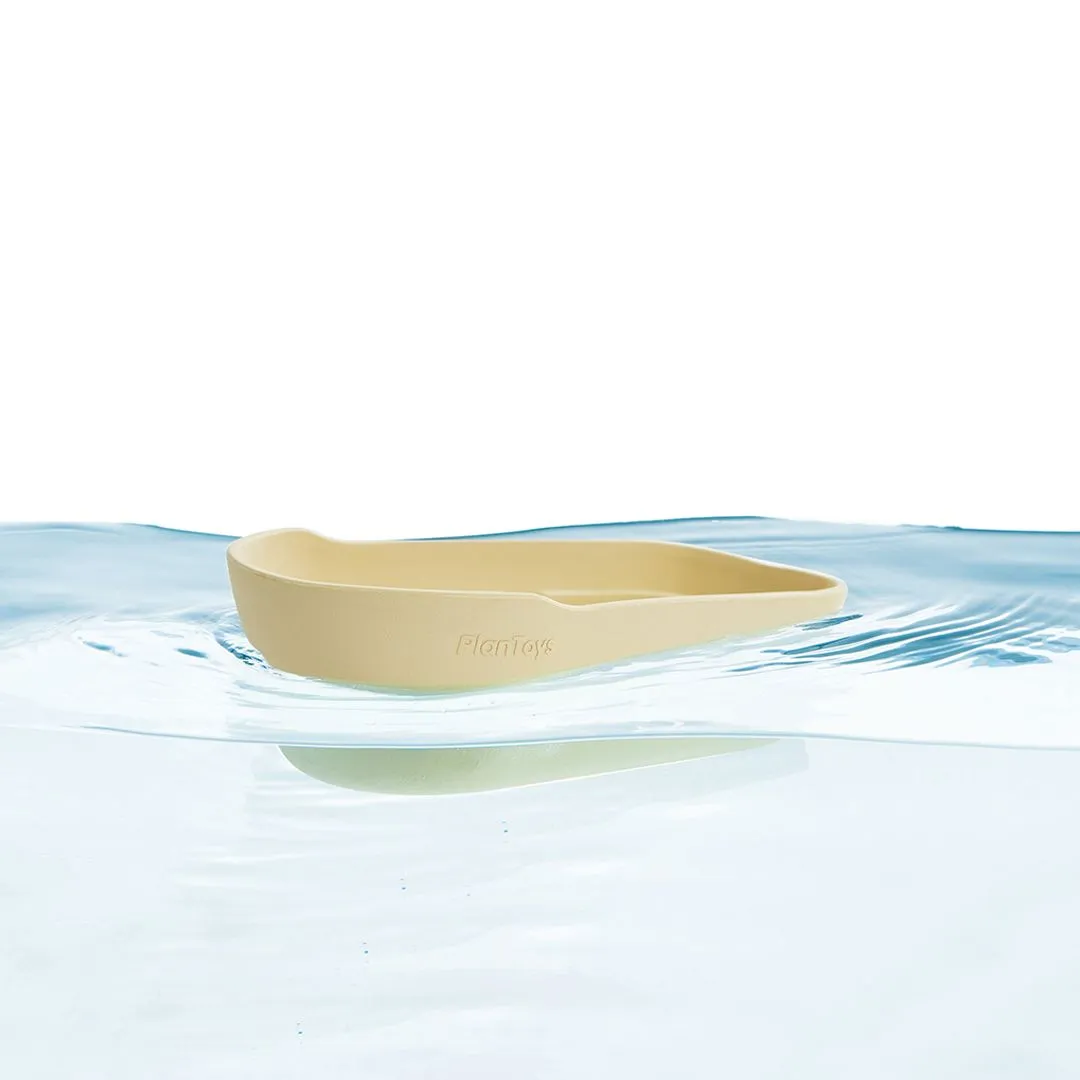 PlanToys Sailboat voilier de bain bois flottant