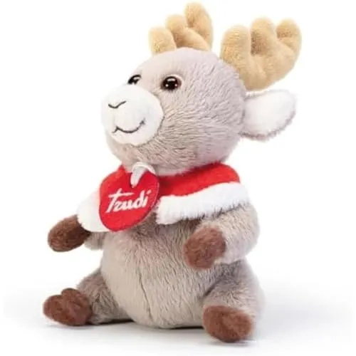 Trudi Noël 55473 peluche renne Rudolph XS