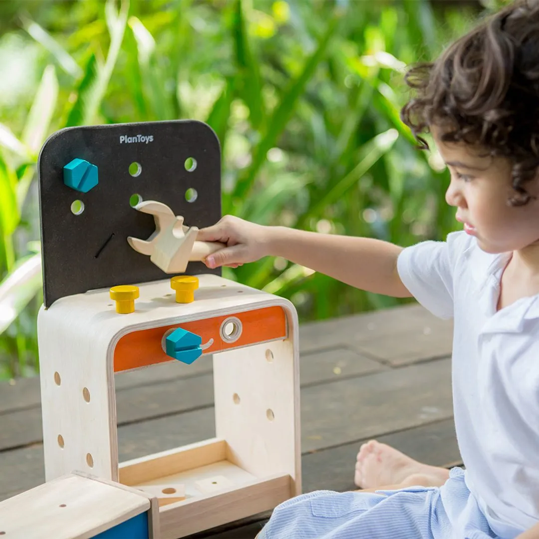 PlanToys Workbench établi bricolage enfant 22 pièces