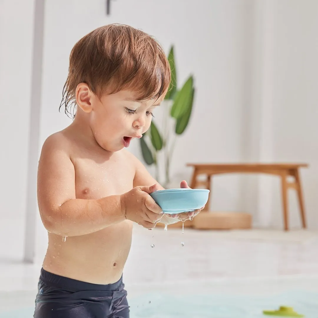 PlanToys Convertible Boat bateau de bain bleu pastel 2 en 1