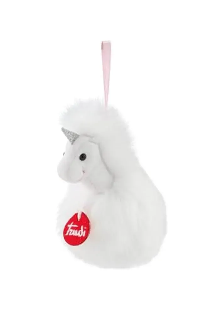 Trudi Pompons TUDM7000 peluche licorne blanche