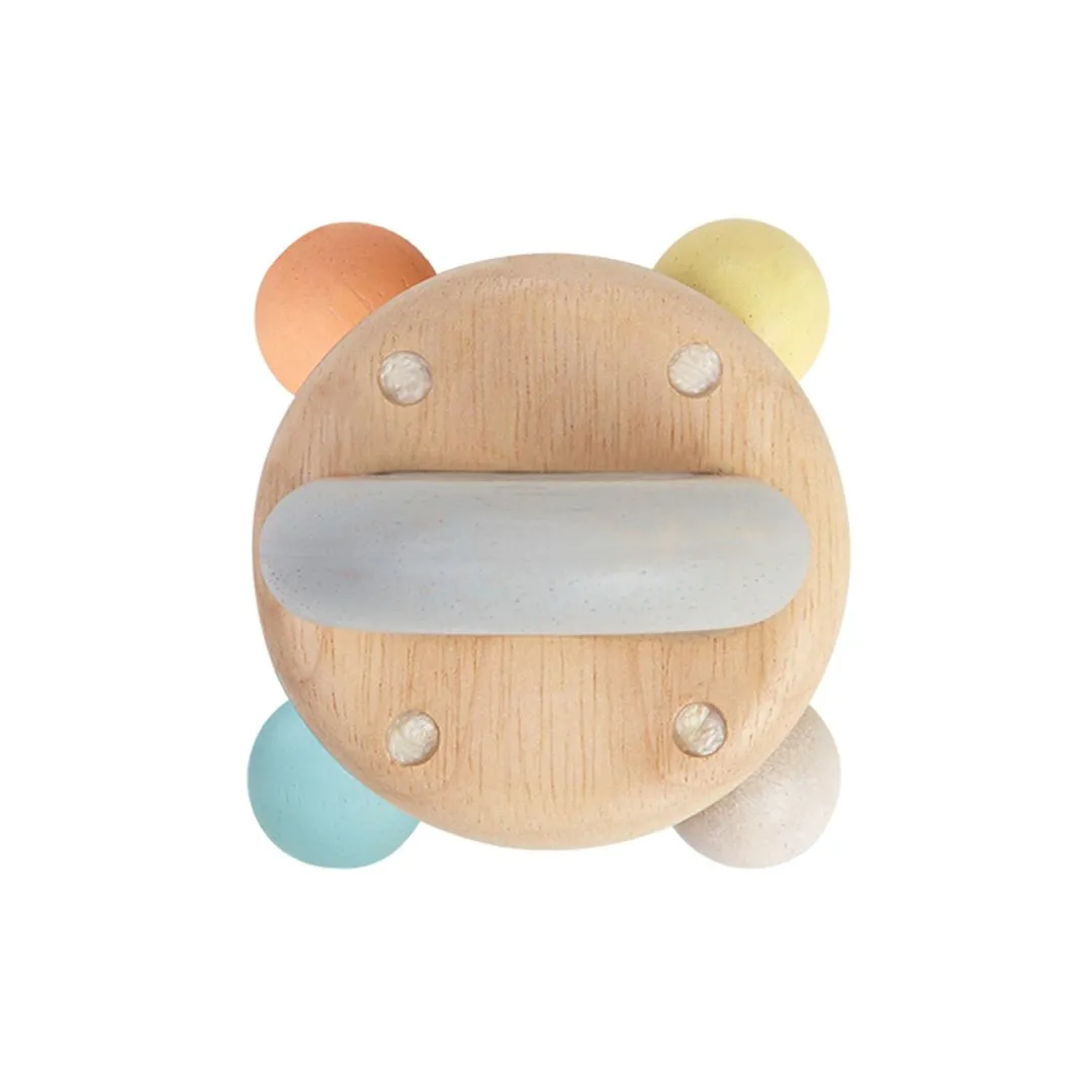 PlanToys Bell Rattle hochet bébé bois 0-6 mois
