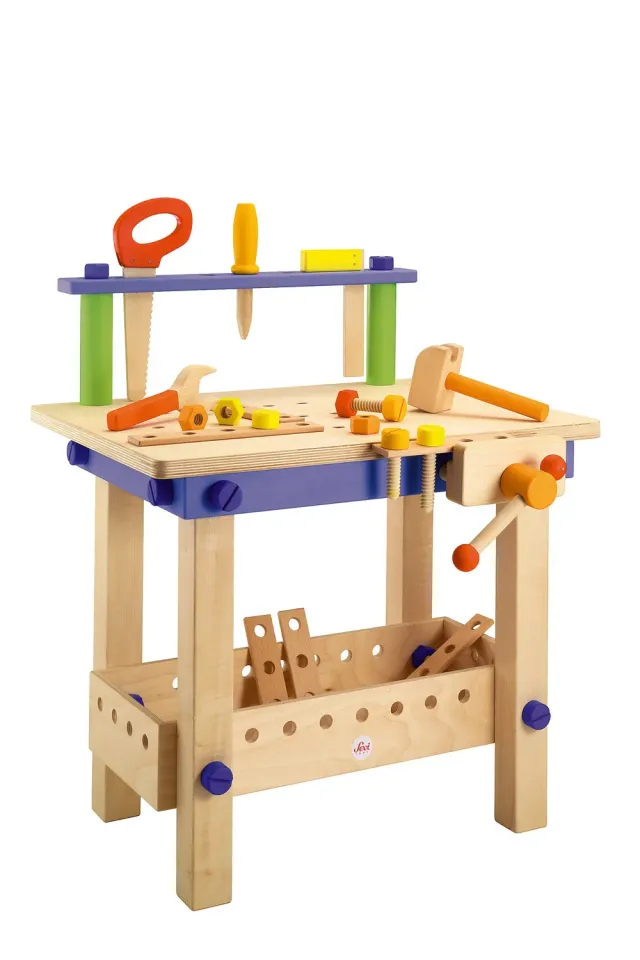 Sevi 82082 établi bois enfant 49 cm 22 pièces outils