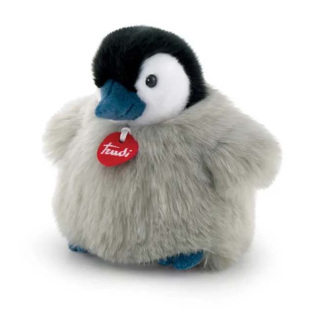 Trudi Sevi Fluffies pingouin peluche douce 18 cm