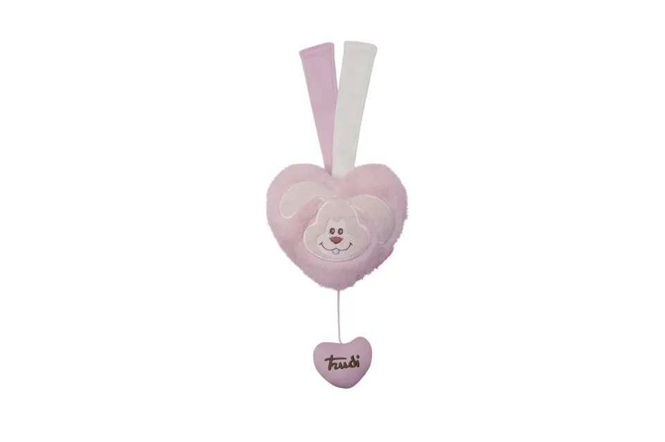 Trudi Cremino 18139 Cœur Rose doudou musical naissance