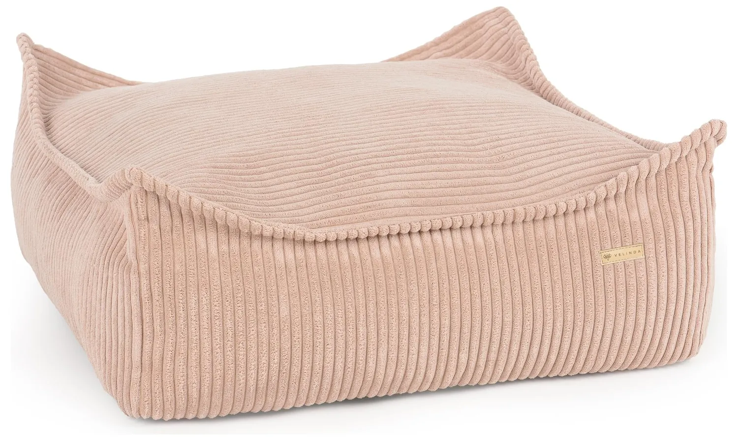 Velinda Coussin Douillet panier chien crème 60x60 antidérapant