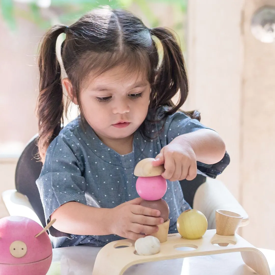 PlanToys Ice Cream Set dinette glaces bois dès 2 ans