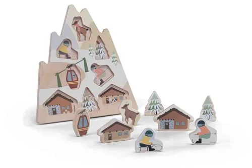 Sevi Nature 87858 puzzle encastrement bois nature