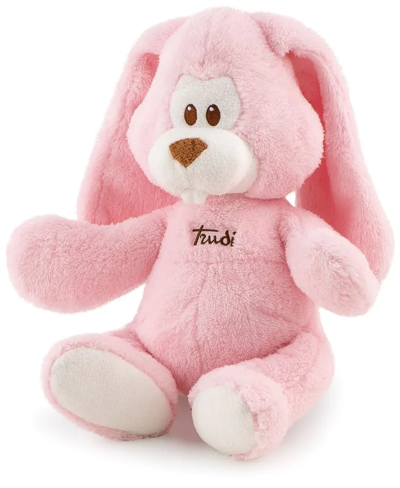 Trudi Cremino 18131 doudou lapin bleu turquoise carillon 26 cm