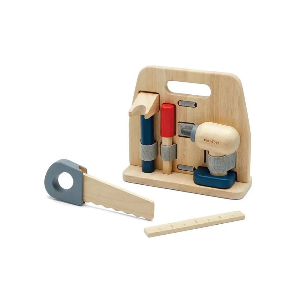 PlanToys Handy Carpenter Set caisse outils bois 5 outils