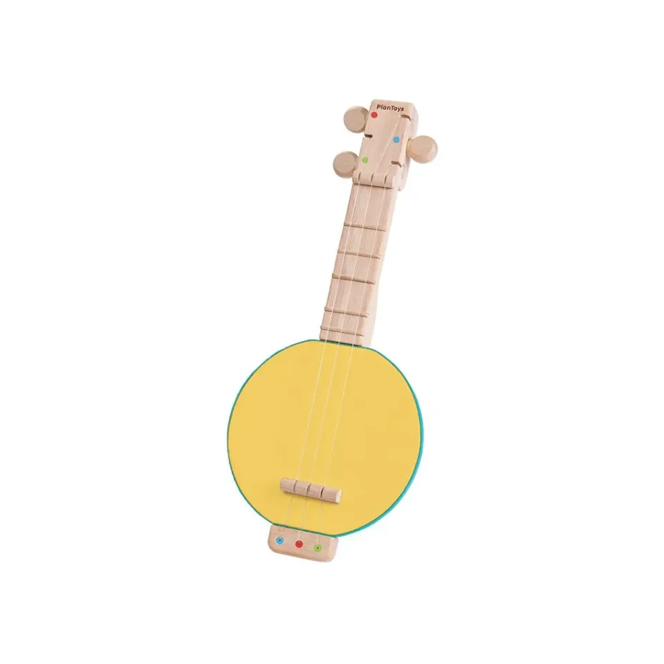 PlanToys Banjolele instrument musique bois 3 cordes