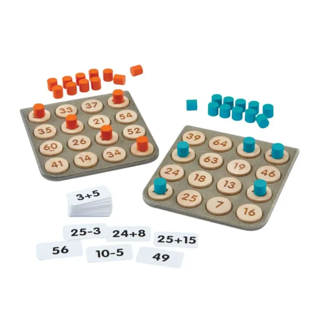 PlanToys Math Bingo jeu bingo maths bois 3 ans