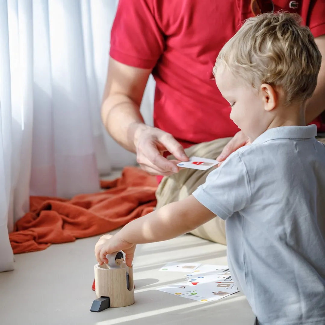 PlanToys Spatial Rocket fusée bois 25 pièces