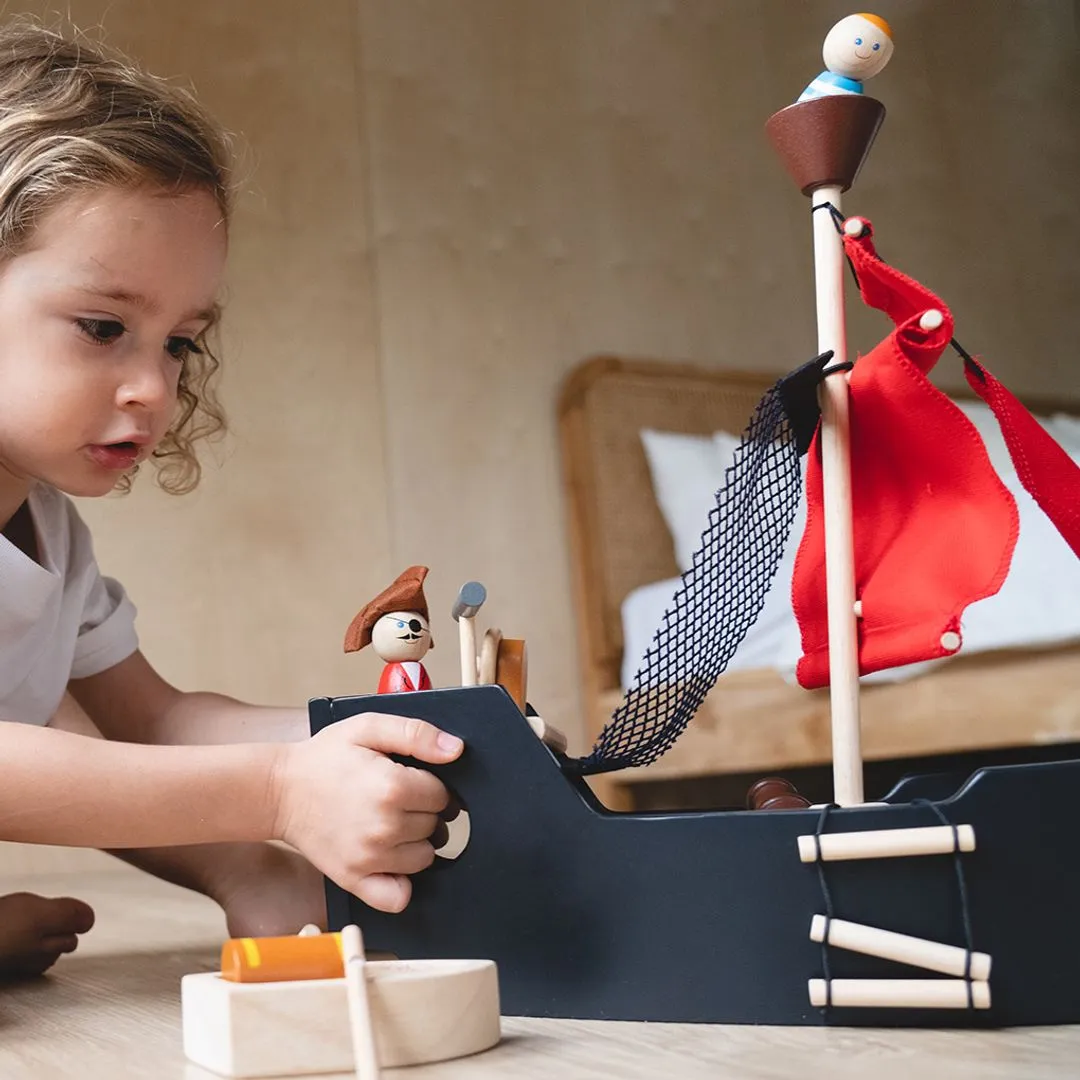 PlanToys Pirate Ship bateau pirate en bois dès 3 ans