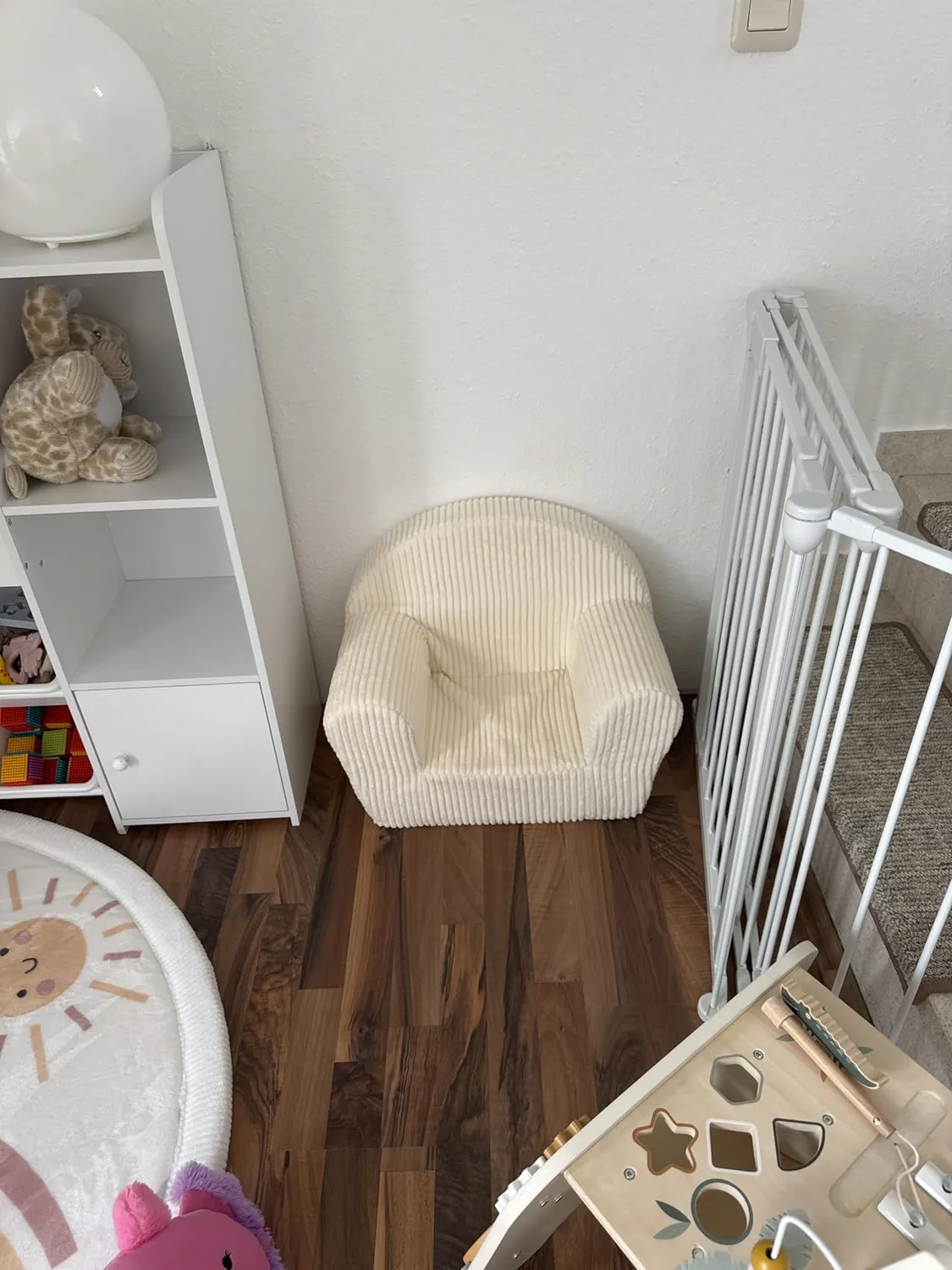 Velinda fauteuil piqué fauteuil enfant mousse lavable