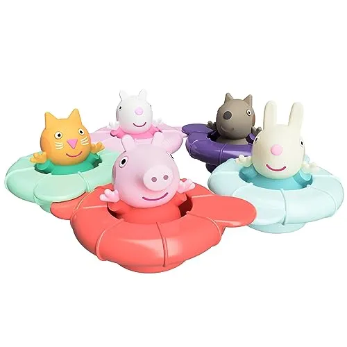 Tomy Toomies Pool Party Peppa jouet de bain 5 figurines