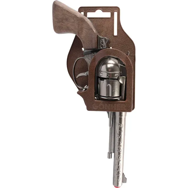 Gonher Cowboy revolver holster jouet 12 coups métal