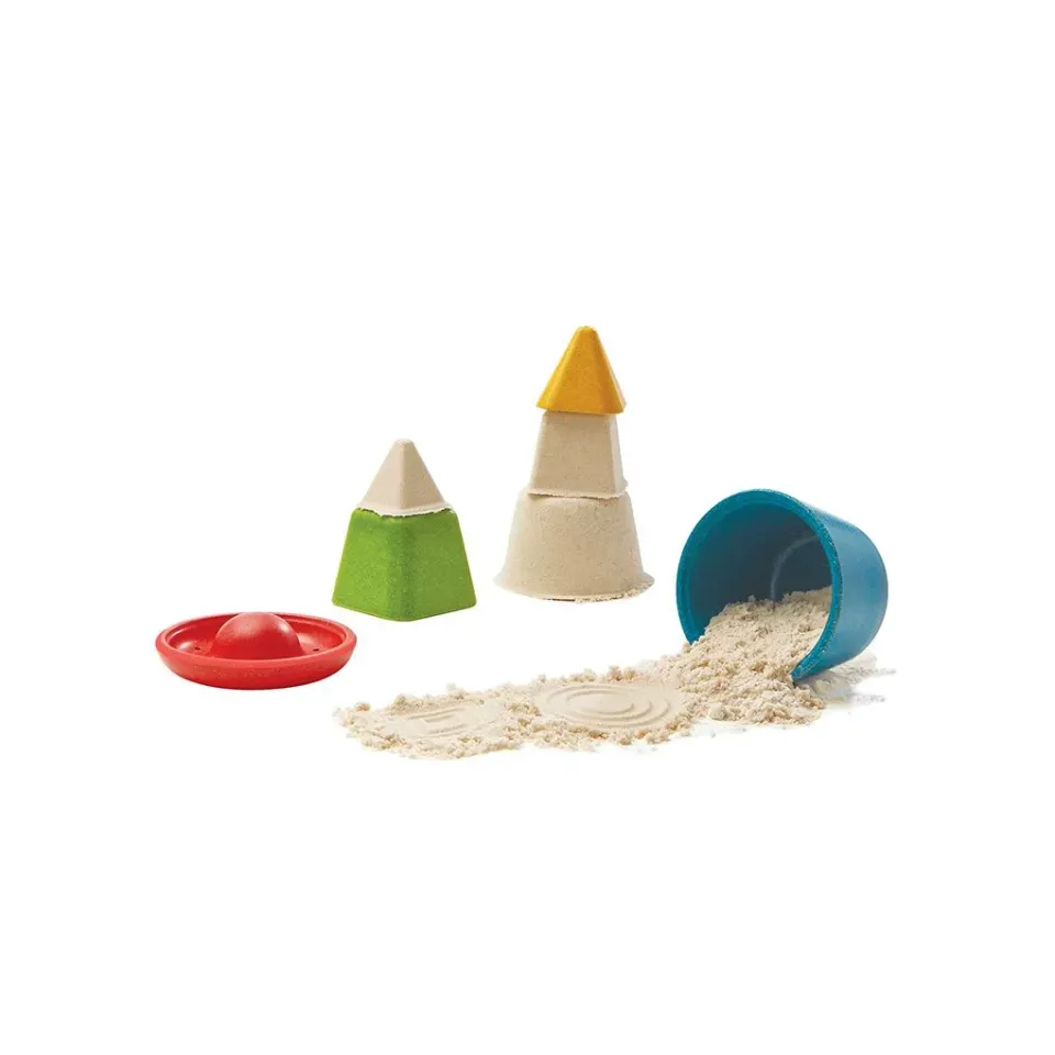 PlanToys Creative Sand Play jeu de sable 4 moules bois