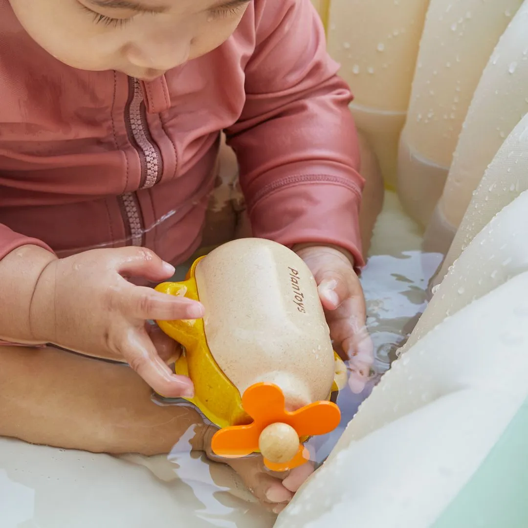 PlanToys Ocean Submarine jouet bain bois dès 4 mois