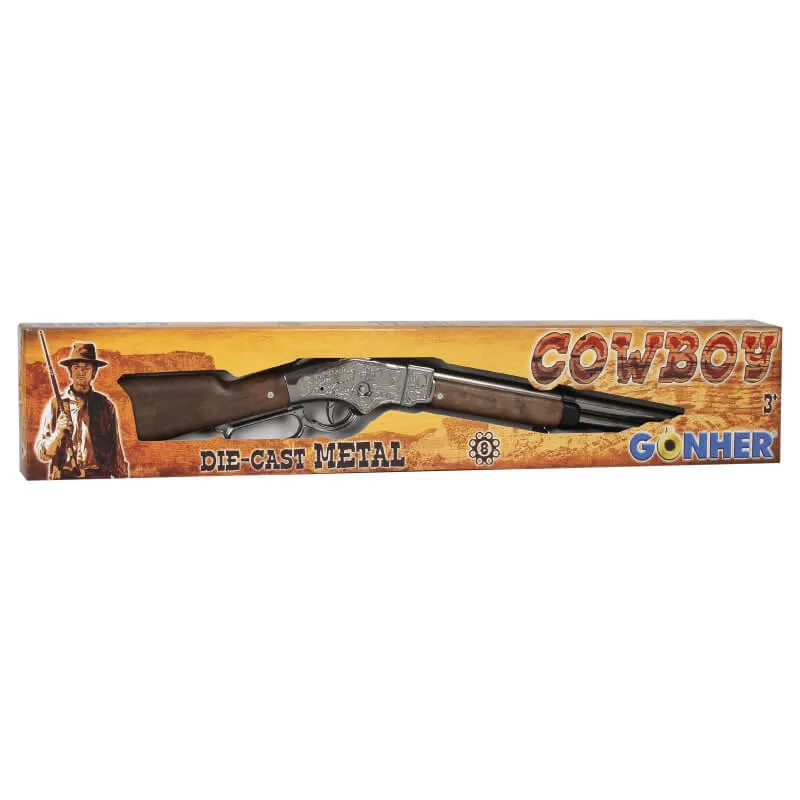 Gonher Cowboy Rifle fusil à amorces 8 coups métal
