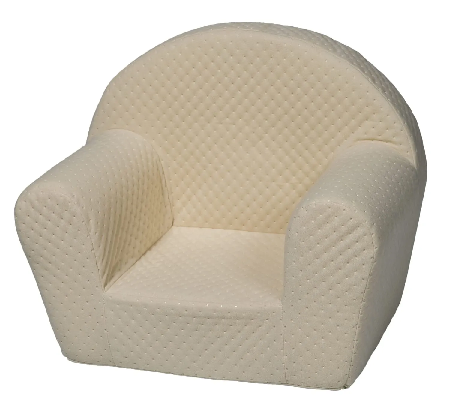 Velinda fauteuil piqué enfant gris 52 cm