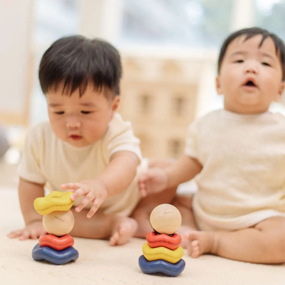 PlanToys Ball & Wave Stacker empileur dès 5 mois