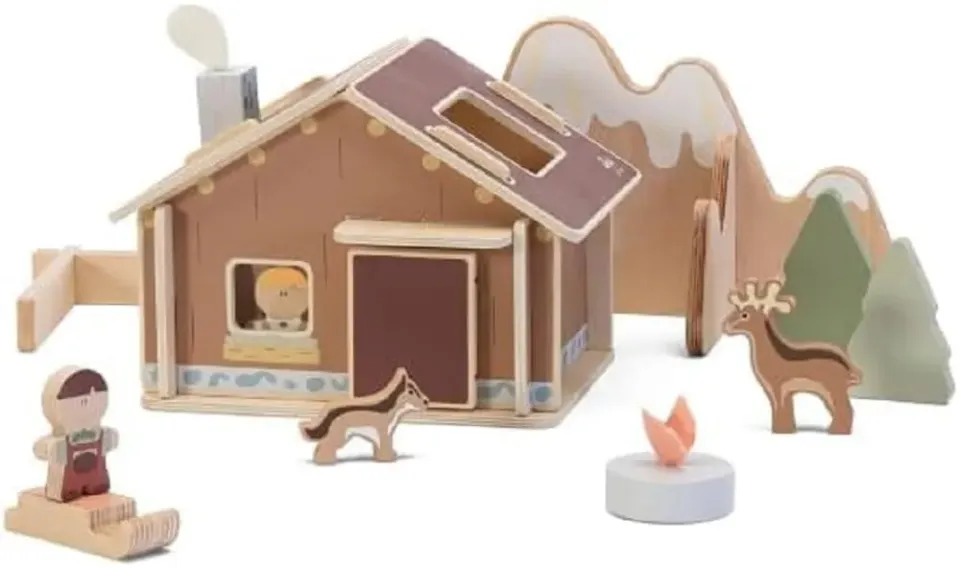 Sevi 87862 Play Set Chalet Dolomites jeu bois